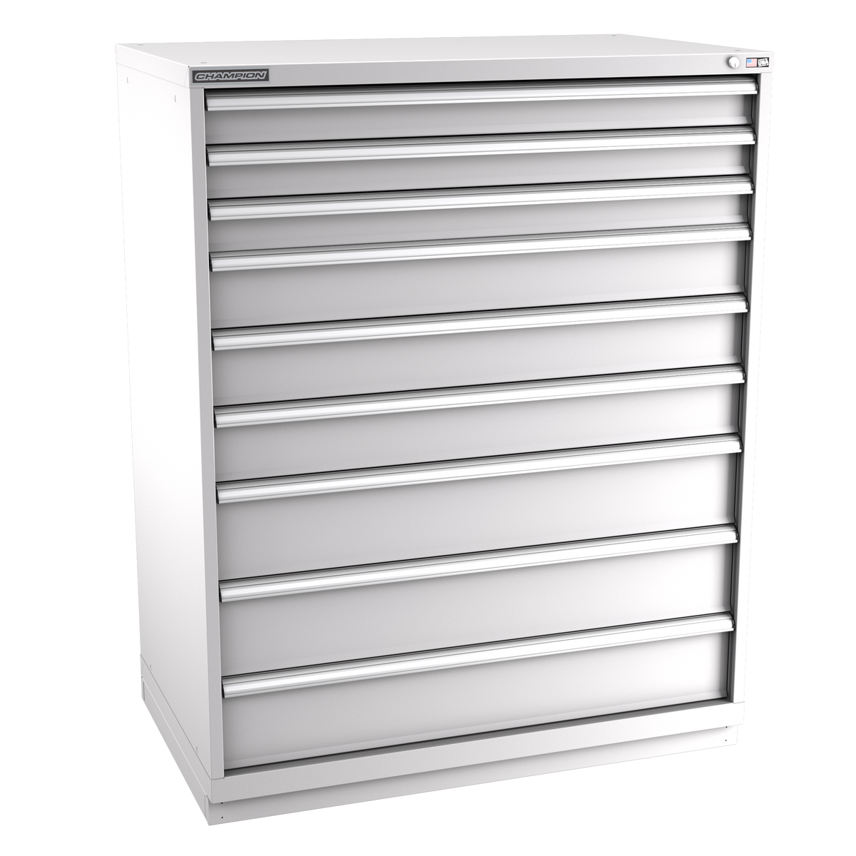 9-Drawer Modular Cabinet EWS0901 | 47"W x 59-1/2"H x 28-1/2"D light grey