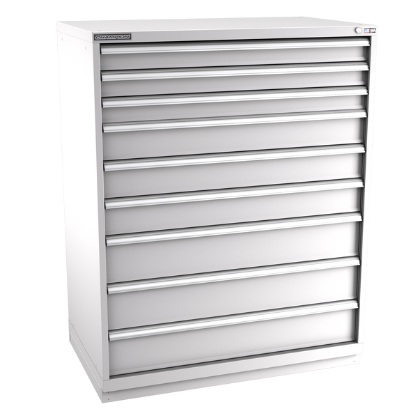 9-Drawer Modular Cabinet EWS0901 | 47"W x 59-1/2"H x 28-1/2"D light grey