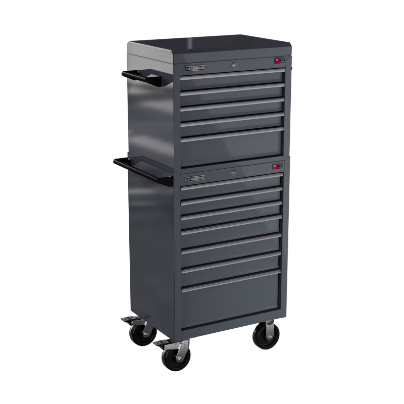 12-drawer 27" FMPRO Combo Roll Cabinet | 27"W x 66"H x 20"D