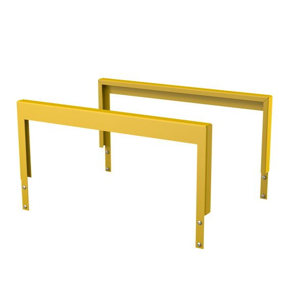 CNC Transport Cart Safety Bar NCTCSB | 25"W x 15"H x 1-1/2"D