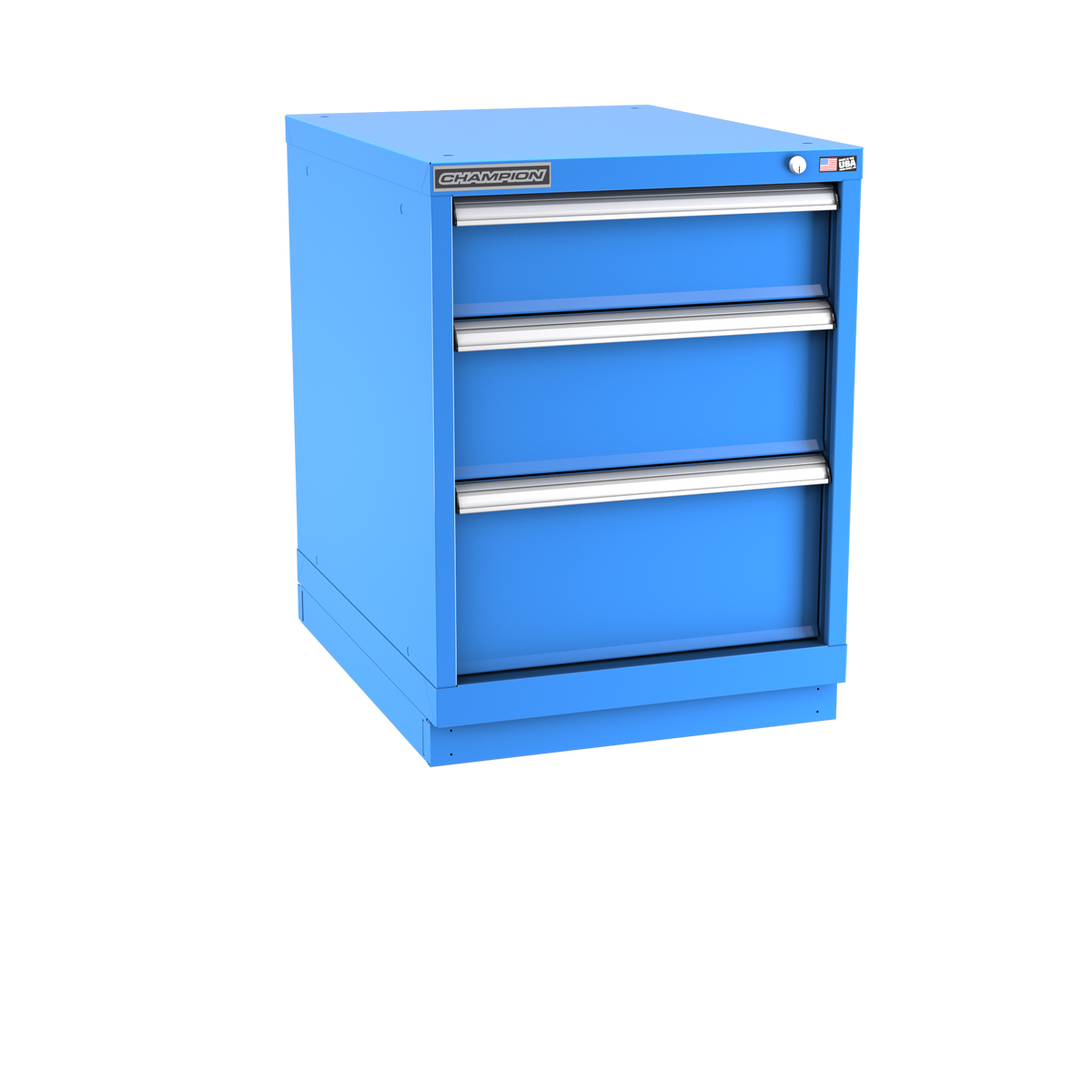 3-Drawer Modular Cabinet NW0301 | 22-3/16"W x 29-7/8"H x 28-1/2"D bright blue