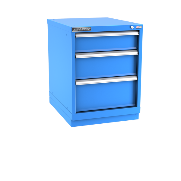 3-Drawer Modular Cabinet NW0301 | 22-3/16"W x 29-7/8"H x 28-1/2"D bright blue