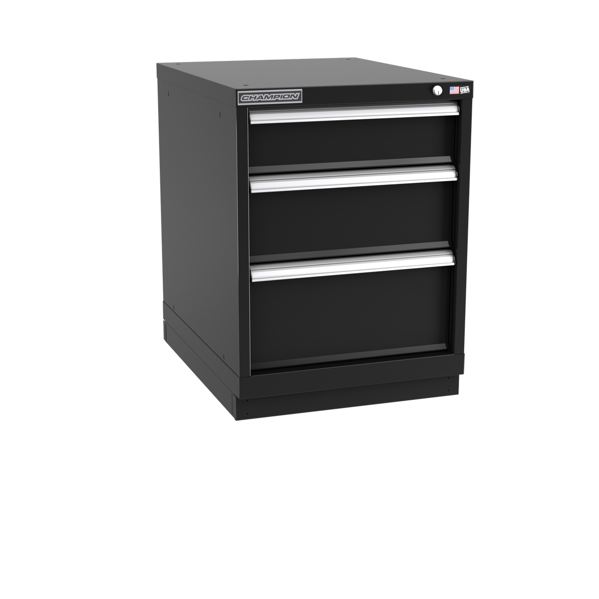 3-Drawer Modular Cabinet NW0301 | 22-3/16"W x 29-7/8"H x 28-1/2"D black