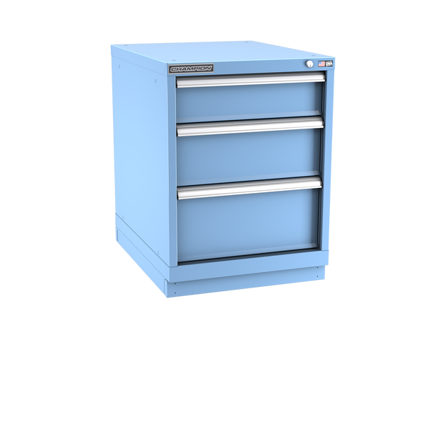 3-Drawer Modular Cabinet NW0301 | 22-3/16"W x 29-7/8"H x 28-1/2"D light blue