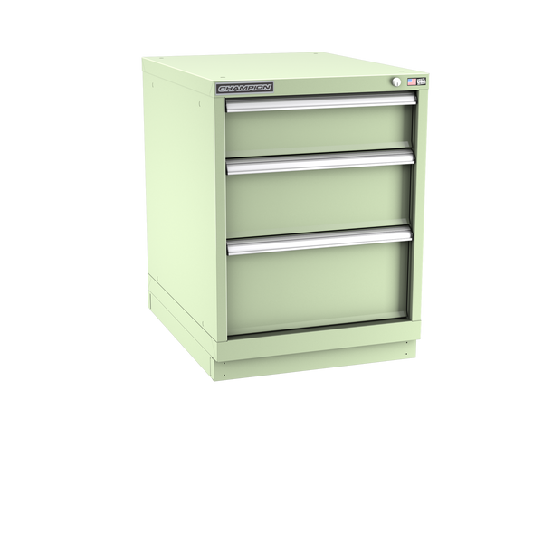 3-Drawer Modular Cabinet NW0301 | 22-3/16"W x 29-7/8"H x 28-1/2"D seafoam green