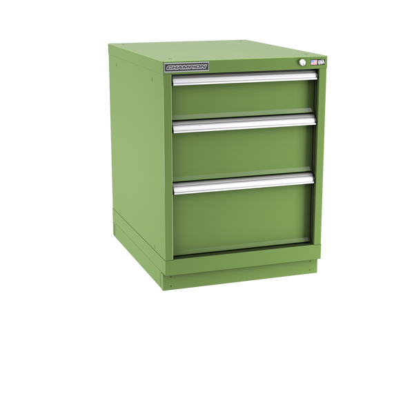 3-Drawer Modular Cabinet NW0301 | 22-3/16"W x 29-7/8"H x 28-1/2"D vista green