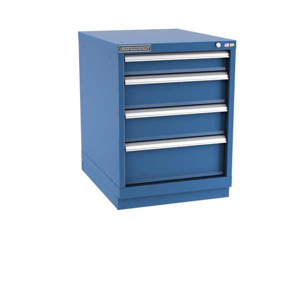 4-Drawer Modular Cabinet NW0401 | 22-3/16"W x 29-7/8"H x 28-1/2"D dark blue