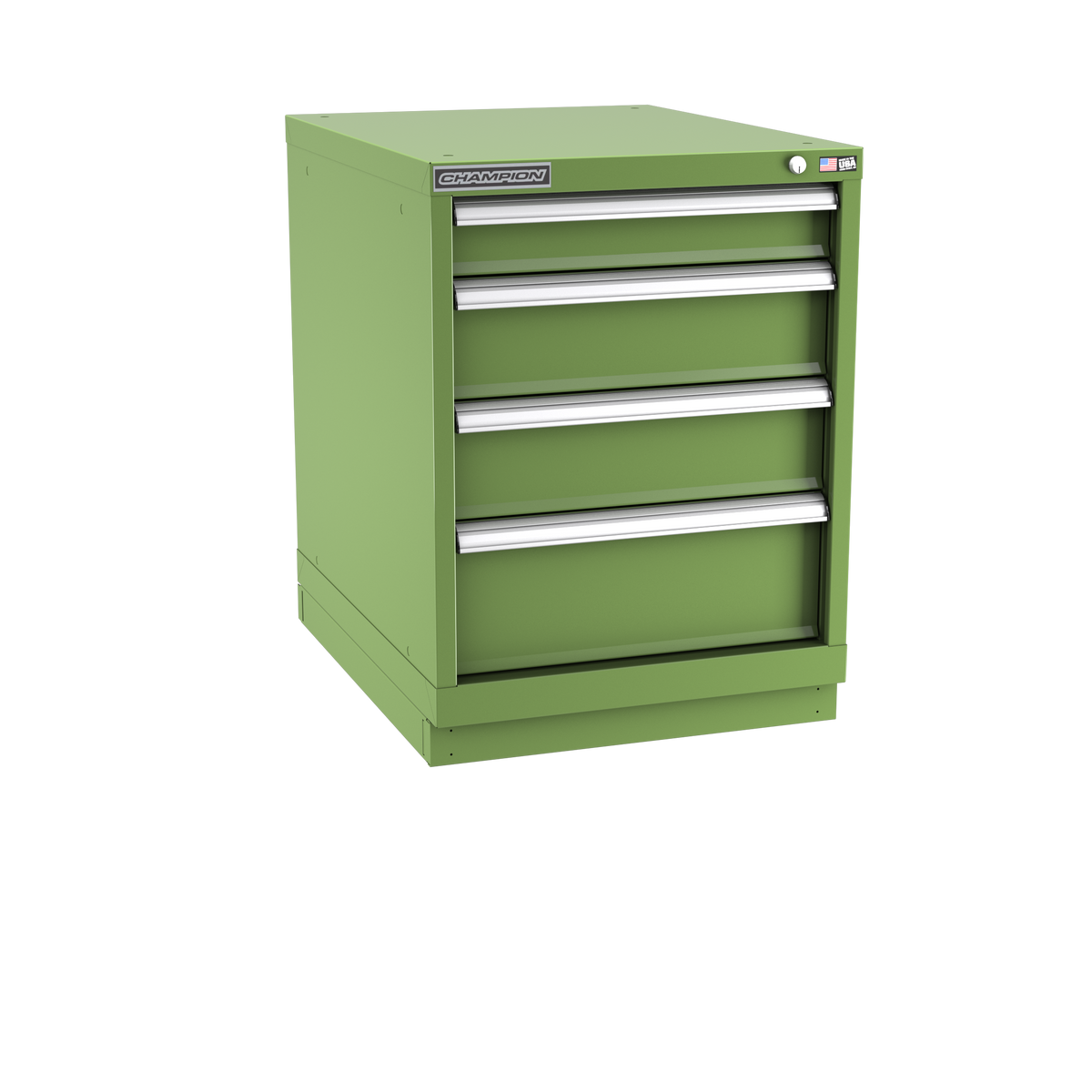 4-Drawer Modular Cabinet NW0401 | 22-3/16"W x 29-7/8"H x 28-1/2"D vista green