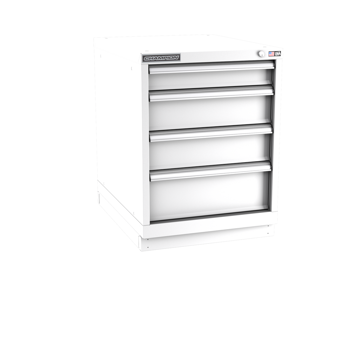 4-Drawer Modular Cabinet NW0401 | 22-3/16"W x 29-7/8"H x 28-1/2"D white