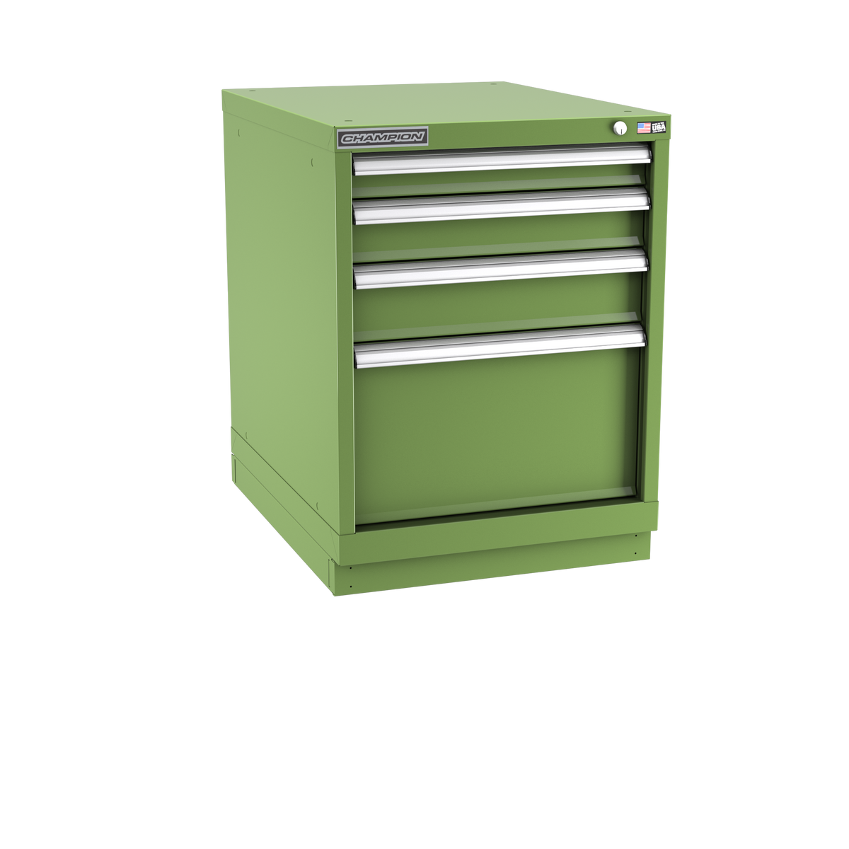 4-Drawer Modular Cabinet NW0402 | 22-3/16"W x 29-7/8"H x 28-1/2"D vista green