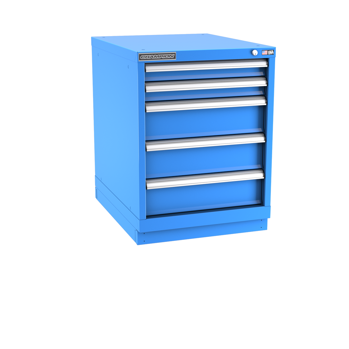 5-Drawer Modular Cabinet NW0501 | 22-3/16"W x 29-7/8"H x 28-1/2"D bright blue