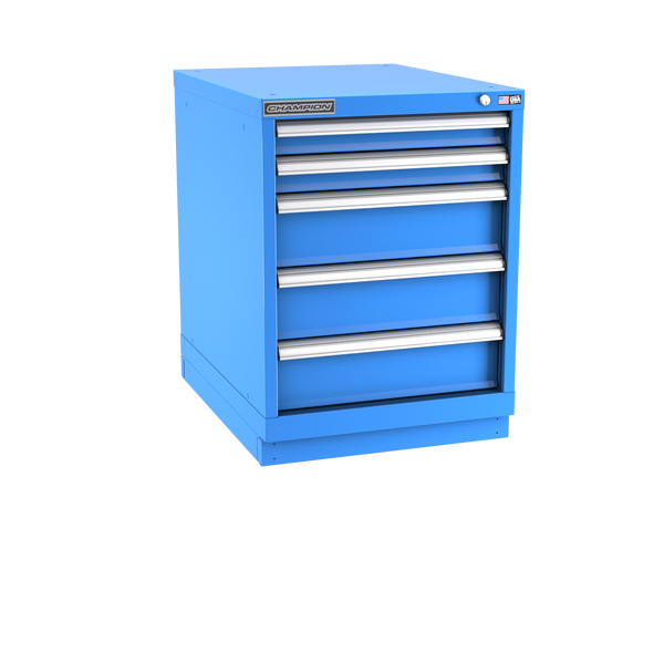 5-Drawer Modular Cabinet NW0501 | 22-3/16"W x 29-7/8"H x 28-1/2"D bright blue