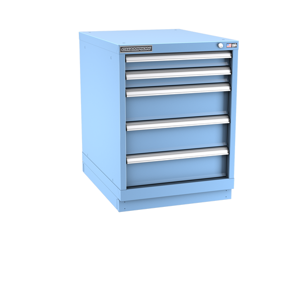 5-Drawer Modular Cabinet NW0501 | 22-3/16"W x 29-7/8"H x 28-1/2"D light blue