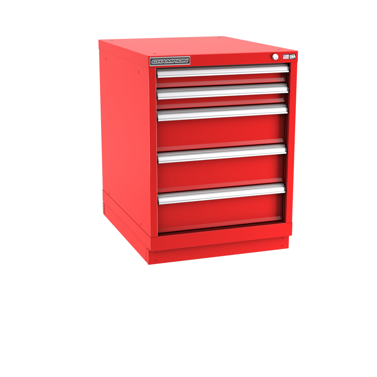 5-Drawer Modular Cabinet NW0501 | 22-3/16"W x 29-7/8"H x 28-1/2"D red