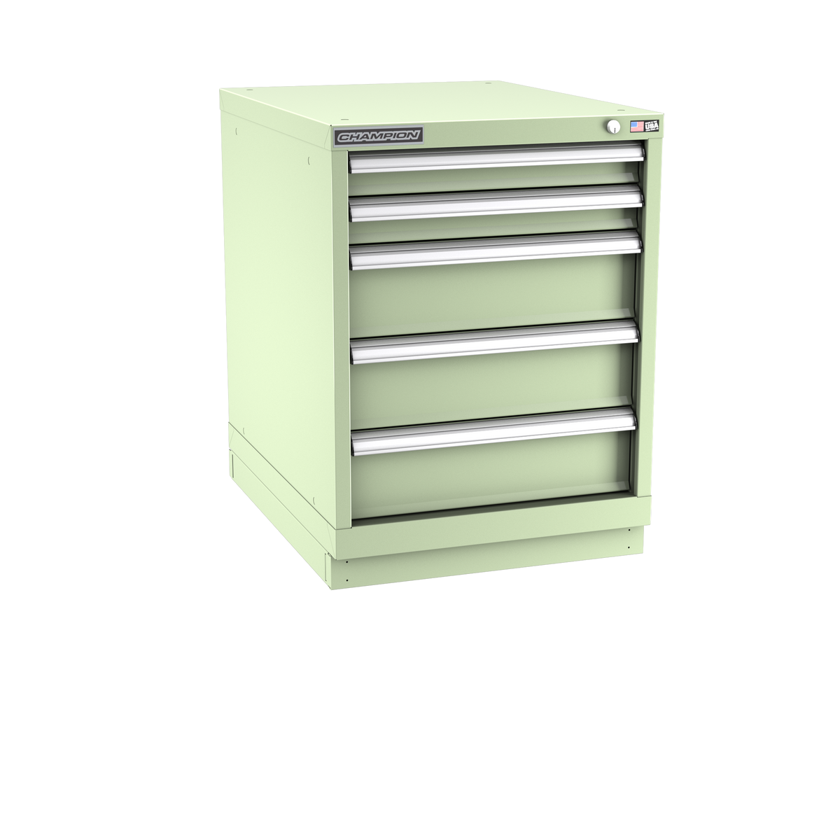 5-Drawer Modular Cabinet NW0501 | 22-3/16"W x 29-7/8"H x 28-1/2"D seafoam green