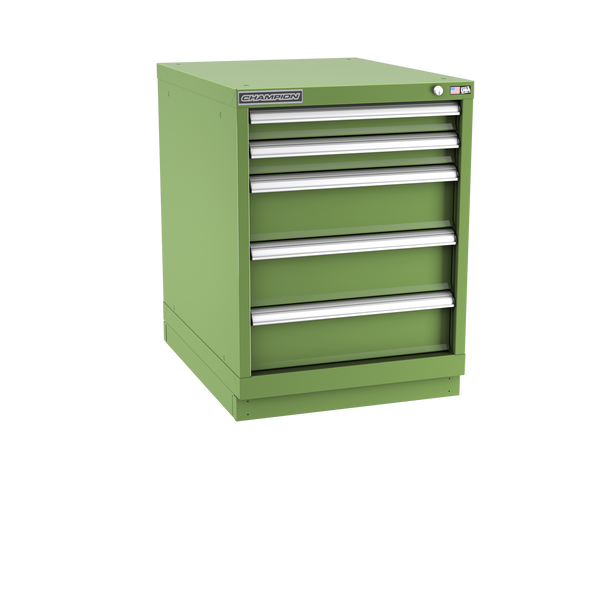 5-Drawer Modular Cabinet NW0501 | 22-3/16"W x 29-7/8"H x 28-1/2"D vista green