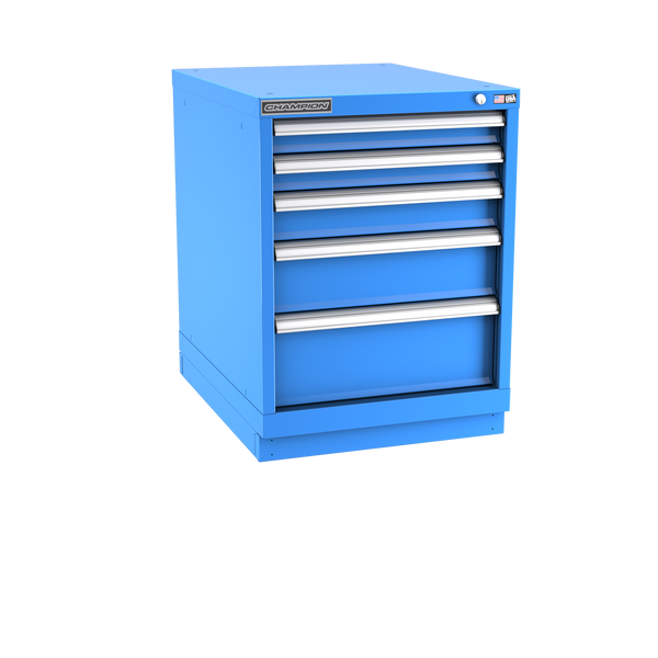 5-Drawer Modular Cabinet NW0502 | 22-3/16"W x 29-7/8"H x 28-1/2"D bright blue