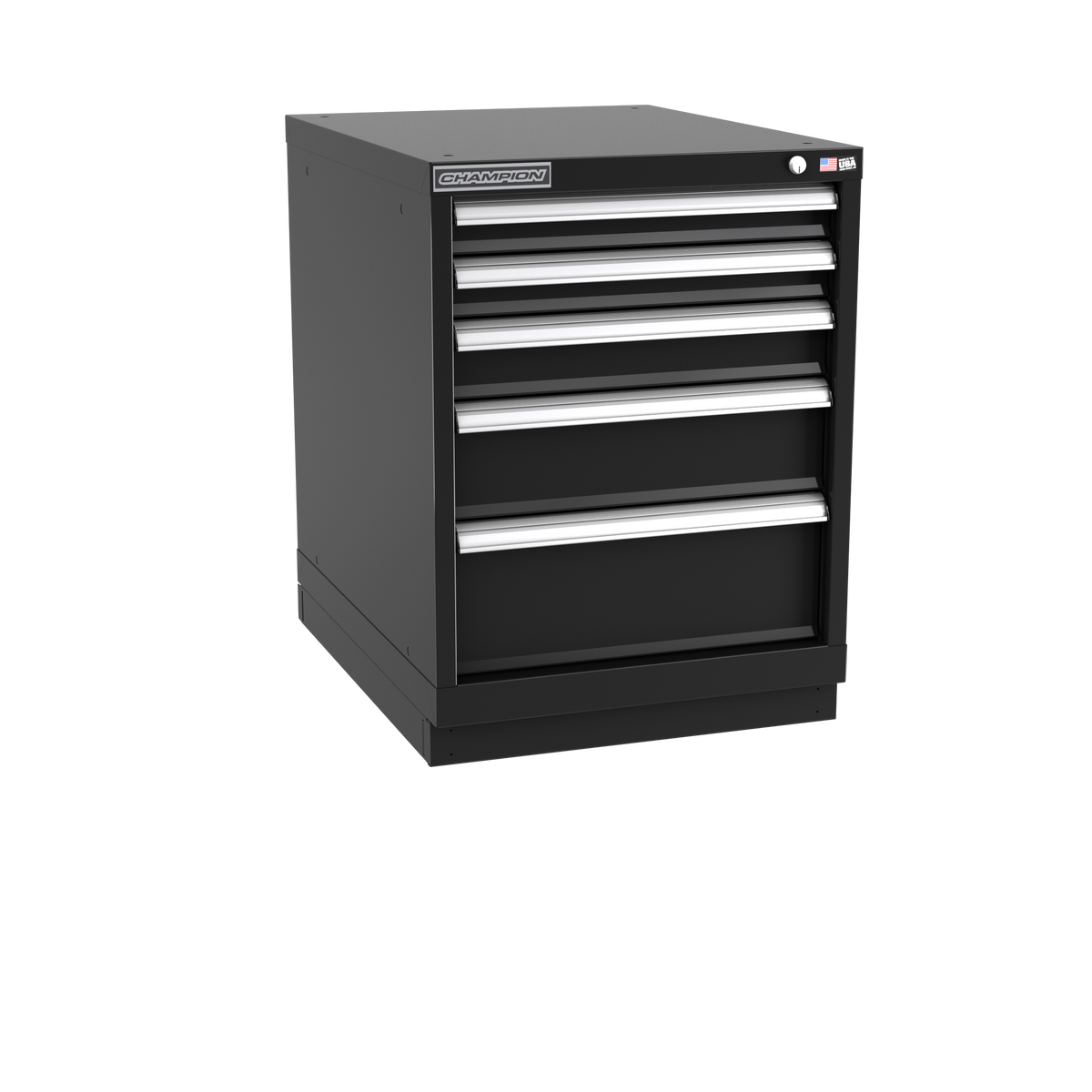 5-Drawer Modular Cabinet NW0502 | 22-3/16"W x 29-7/8"H x 28-1/2"D black