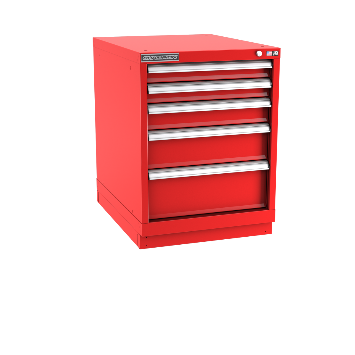 5-Drawer Modular Cabinet NW0502 | 22-3/16"W x 29-7/8"H x 28-1/2"D red