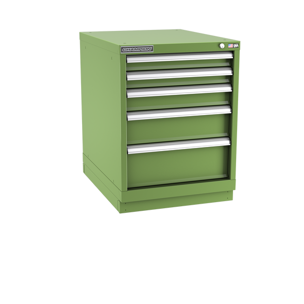 5-Drawer Modular Cabinet NW0502 | 22-3/16"W x 29-7/8"H x 28-1/2"D vista green