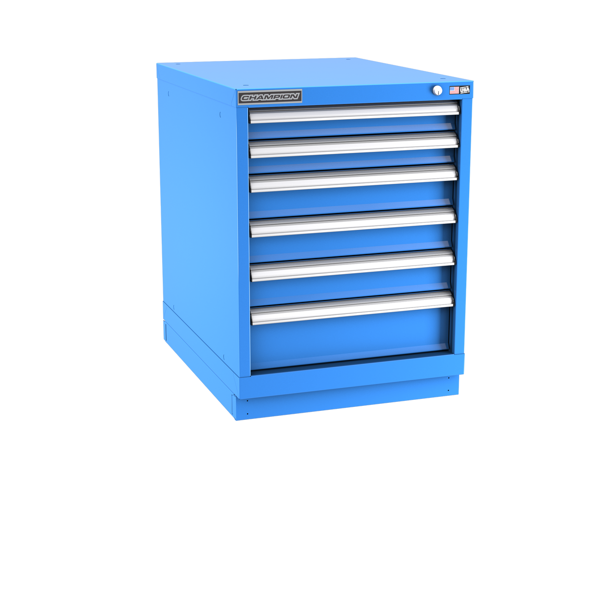 6-Drawer Modular Cabinet NW0601 | 22-3/16"W x 29-7/8"H x 28-1/2"D bright blue