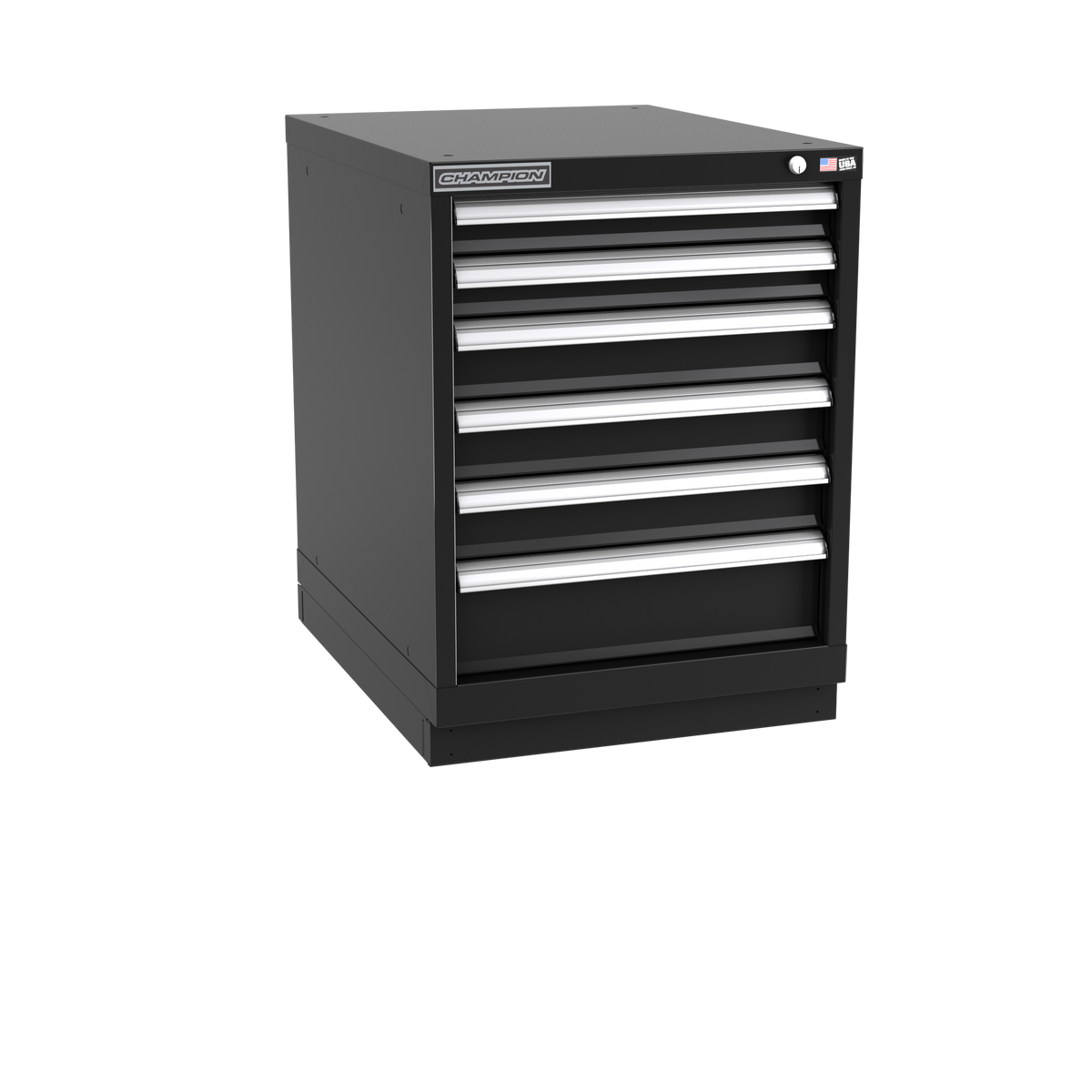 6-Drawer Modular Cabinet NW0601 | 22-3/16"W x 29-7/8"H x 28-1/2"D black