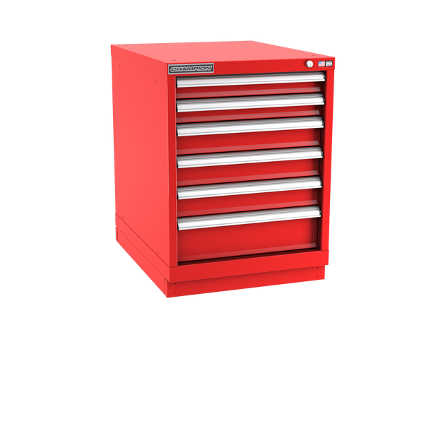 6-Drawer Modular Cabinet NW0601 | 22-3/16"W x 29-7/8"H x 28-1/2"D red