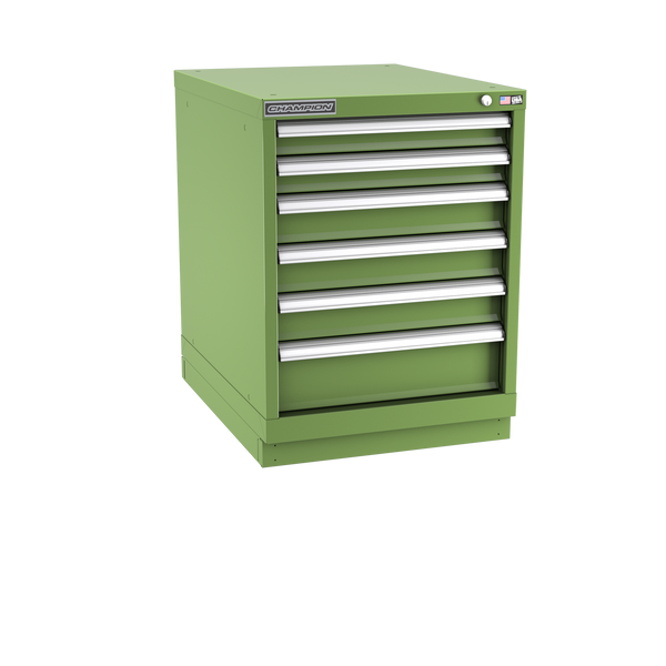 6-Drawer Modular Cabinet NW0601 | 22-3/16"W x 29-7/8"H x 28-1/2"D vista green