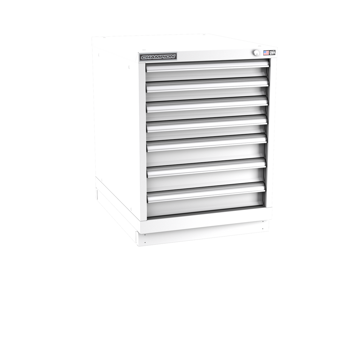 7-Drawer Modular Cabinet NW0701 | 22-3/16"W x 29-7/8"H x 28-1/2"D white