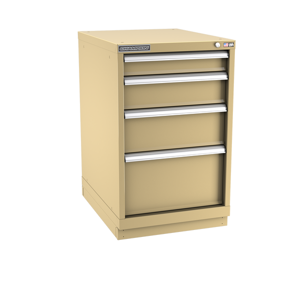 4-Drawer Modular Cabinet NW0401 | 22-3/16"W x 35-7/8"H x 28-1/2"D beige