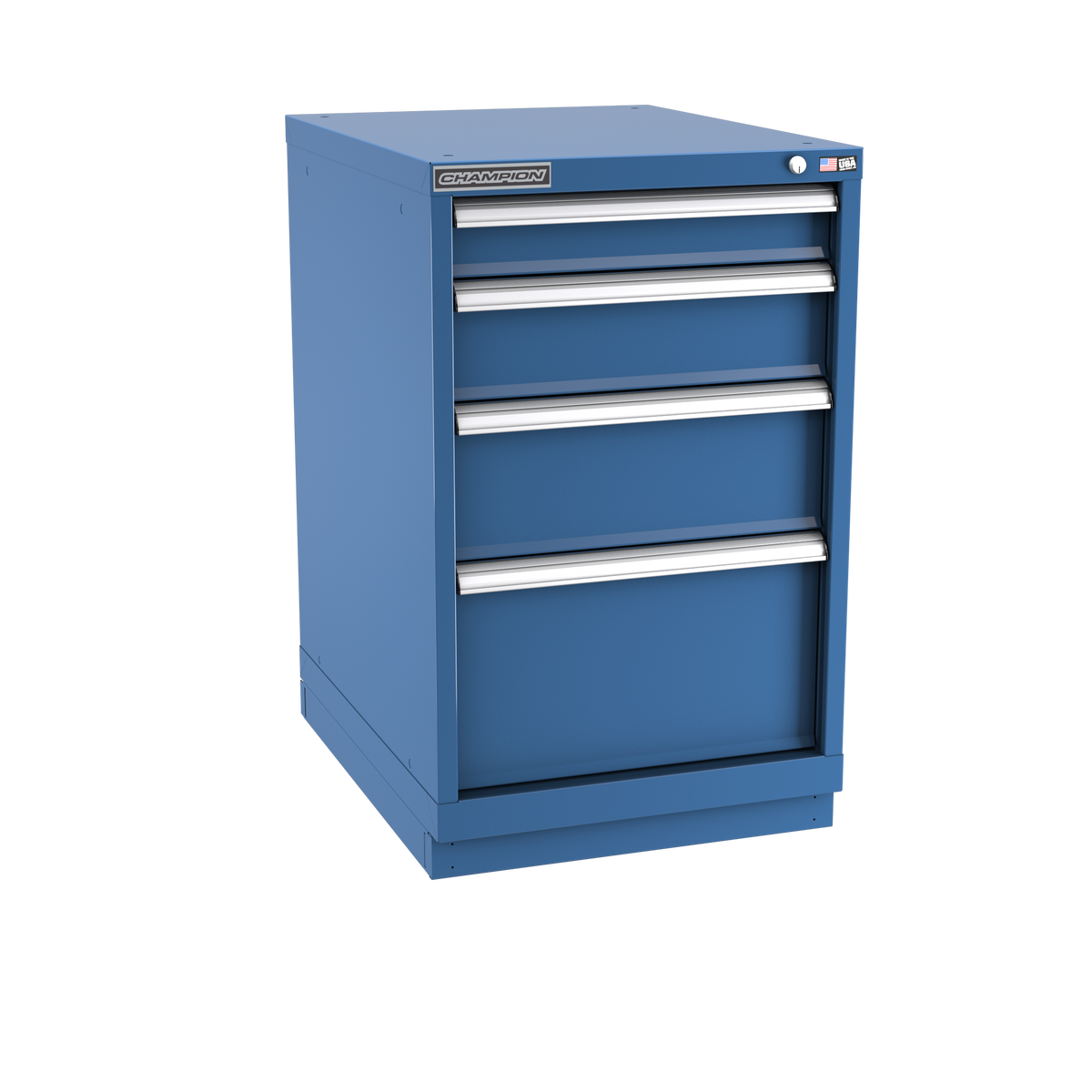 4-Drawer Modular Cabinet NW0401 | 22-3/16"W x 35-7/8"H x 28-1/2"D dark blue