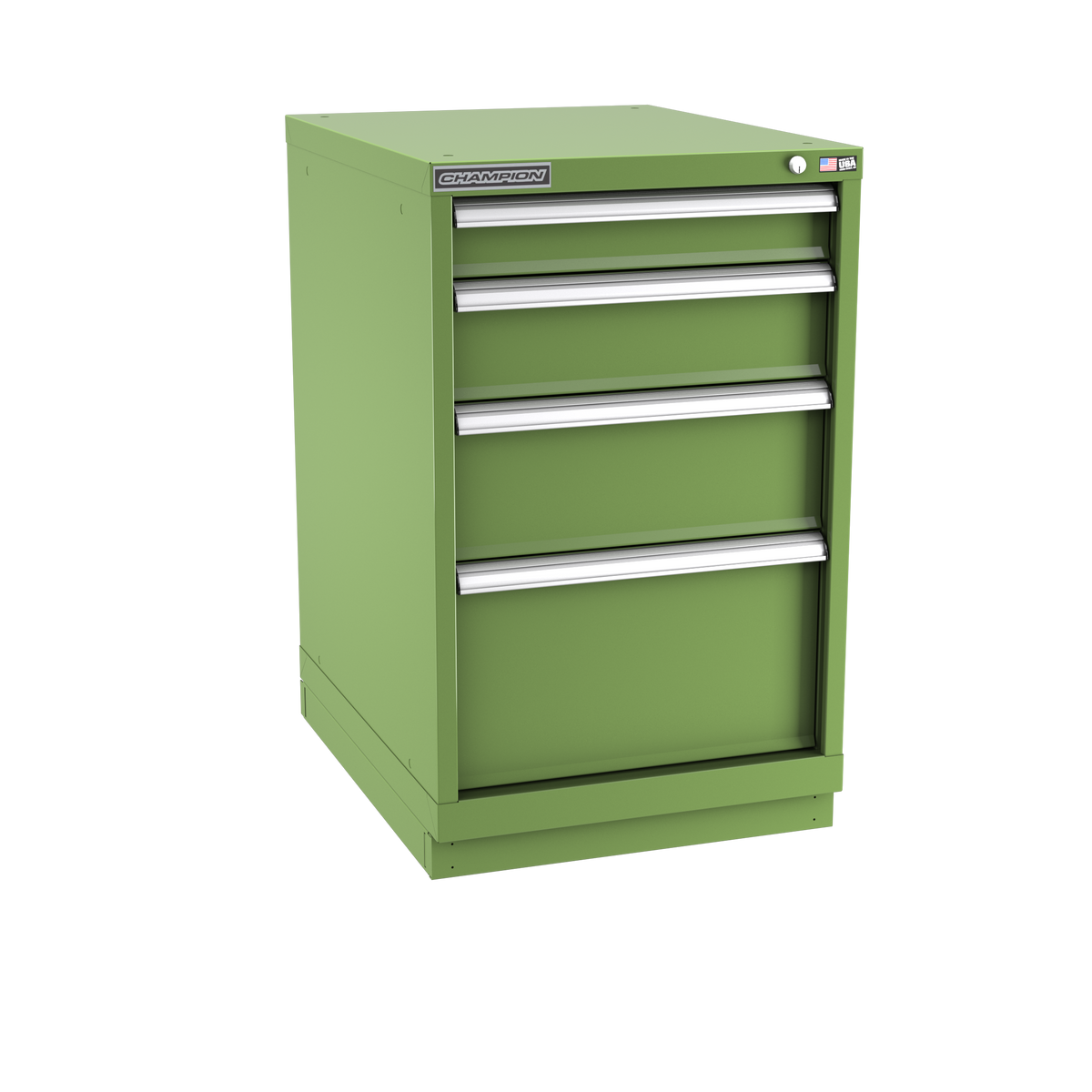 4-Drawer Modular Cabinet NW0401 | 22-3/16"W x 35-7/8"H x 28-1/2"D vista green