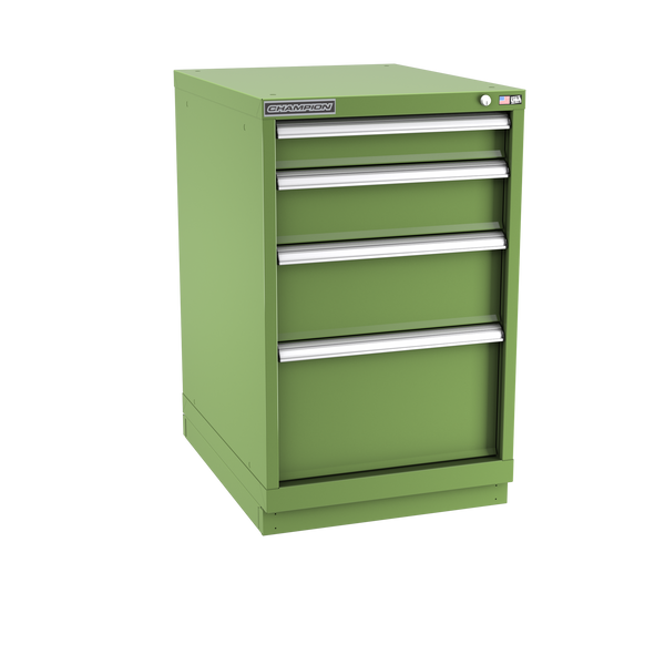 4-Drawer Modular Cabinet NW0401 | 22-3/16"W x 35-7/8"H x 28-1/2"D vista green