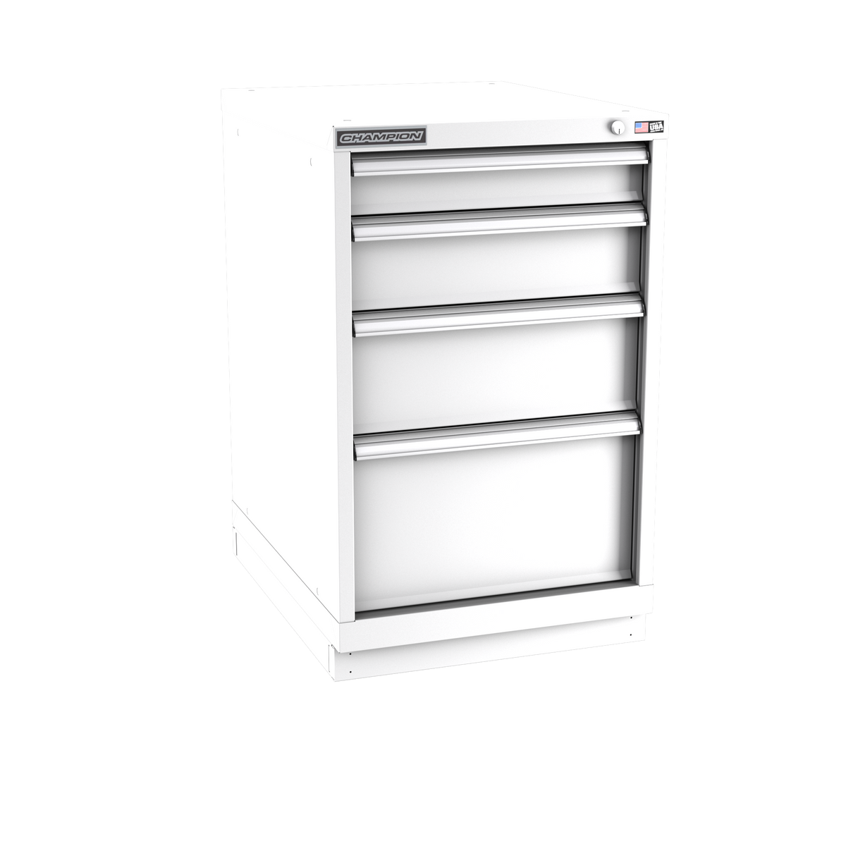 4-Drawer Modular Cabinet NW0401 | 22-3/16"W x 35-7/8"H x 28-1/2"D white