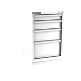 4-Drawer Modular Cabinet NW0401 | 22-3/16