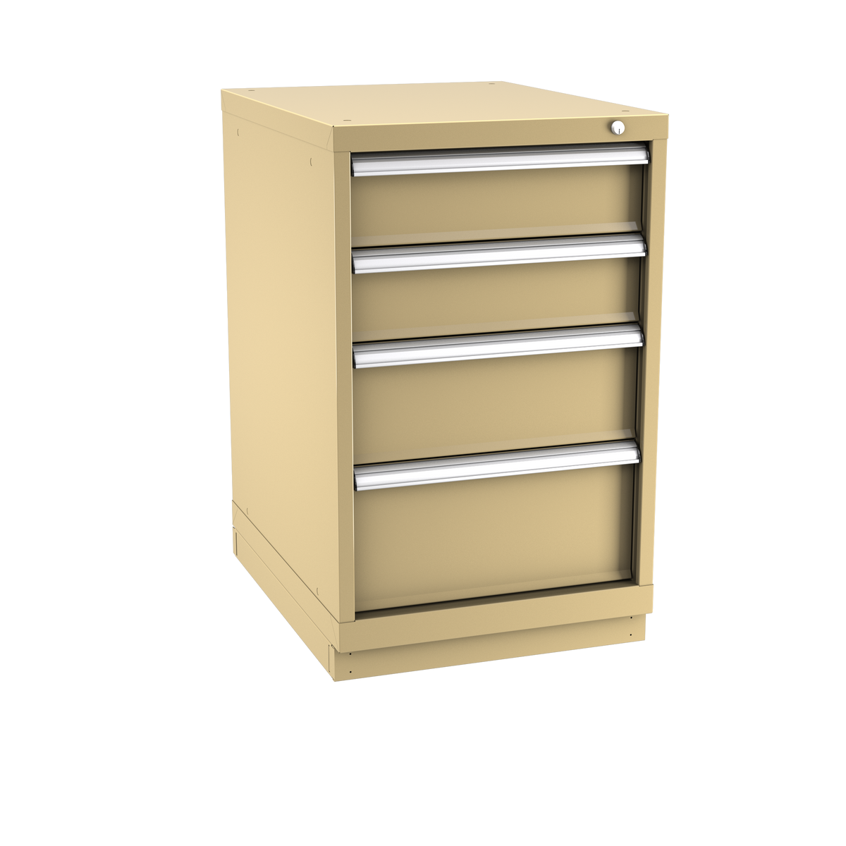 4-Drawer Modular Cabinet NW0402 | 22-3/16"W x 35-7/8"H x 28-1/2"D beige