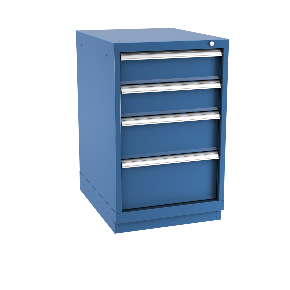 4-Drawer Modular Cabinet NW0402 | 22-3/16"W x 35-7/8"H x 28-1/2"D dark blue