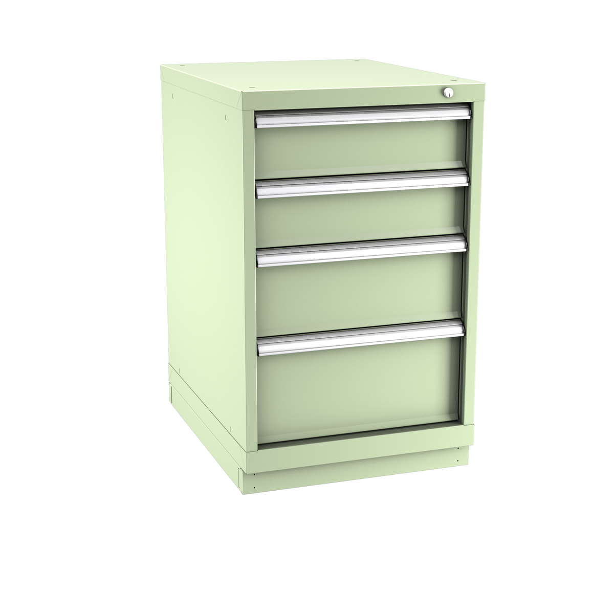 4-Drawer Modular Cabinet NW0402 | 22-3/16"W x 35-7/8"H x 28-1/2"D seafoam green