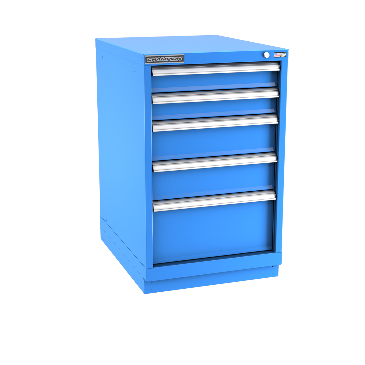 5-Drawer Modular Cabinet NW0501 | 22-3/16"W x 35-7/8"H x 28-1/2"D bright blue