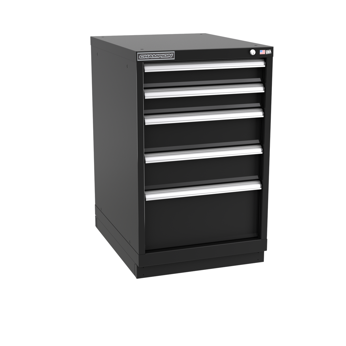 5-Drawer Modular Cabinet NW0501 | 22-3/16"W x 35-7/8"H x 28-1/2"D black