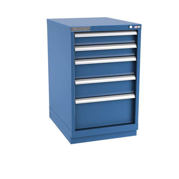 5-Drawer Modular Cabinet NW0501 | 22-3/16"W x 35-7/8"H x 28-1/2"D dark blue