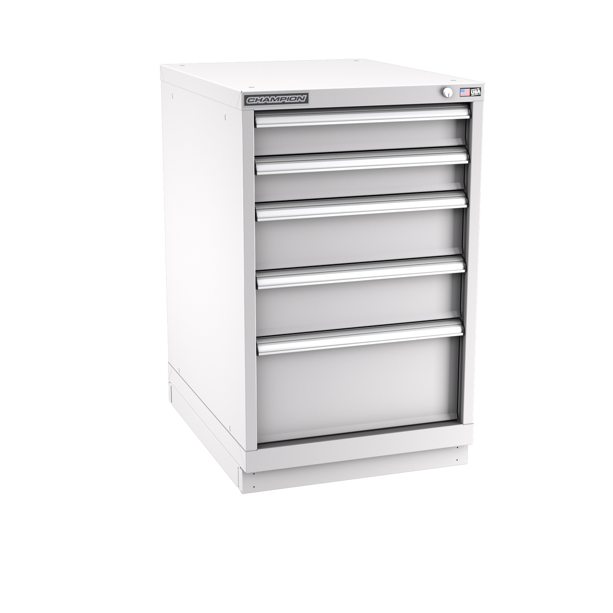 5-Drawer Modular Cabinet NW0501 | 22-3/16"W x 35-7/8"H x 28-1/2"D light grey