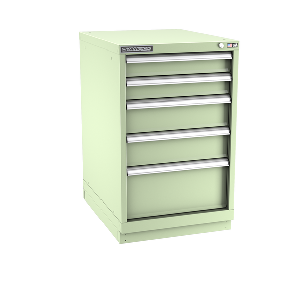 5-Drawer Modular Cabinet NW0501 | 22-3/16"W x 35-7/8"H x 28-1/2"D seafoam green