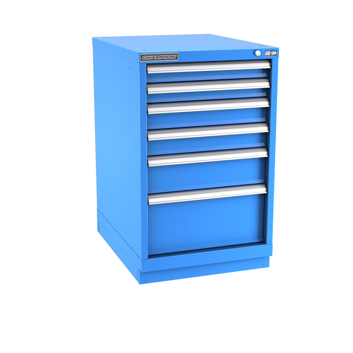 6-Drawer Modular Cabinet NW0601 | 22-3/16"W x 35-7/8"H x 28-1/2"D bright blue