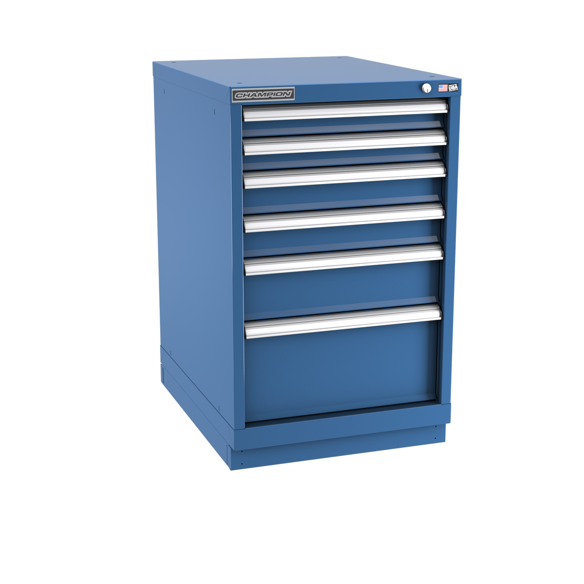 6-Drawer Modular Cabinet NW0601 | 22-3/16"W x 35-7/8"H x 28-1/2"D dark blue