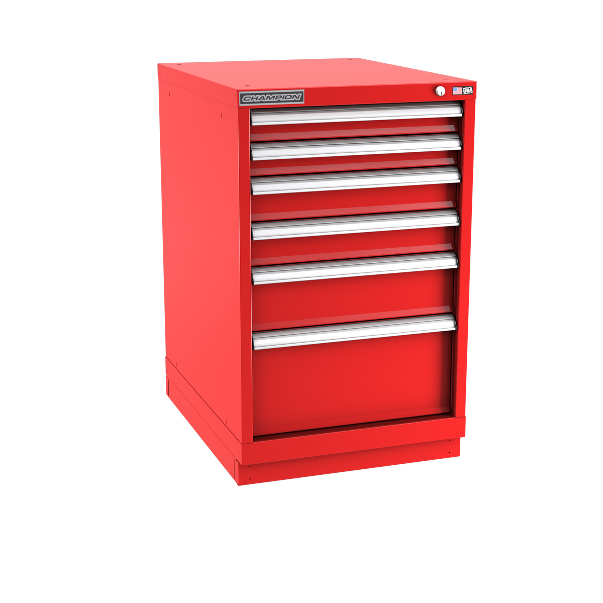 6-Drawer Modular Cabinet NW0601 | 22-3/16"W x 35-7/8"H x 28-1/2"D red