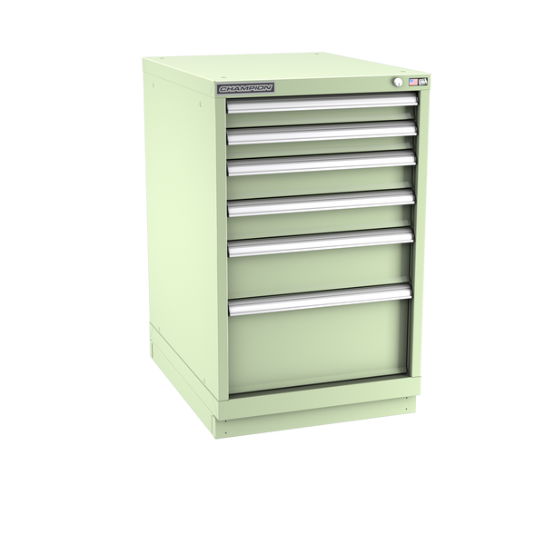 6-Drawer Modular Cabinet NW0601 | 22-3/16"W x 35-7/8"H x 28-1/2"D seafoam green