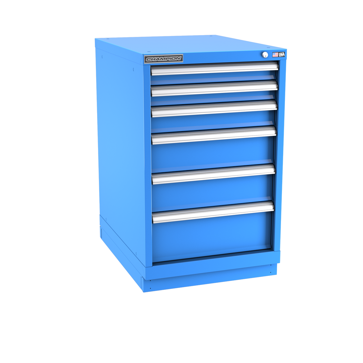 6-Drawer Modular Cabinet NW0602 | 22-3/16"W x 35-7/8"H x 28-1/2"D bright blue