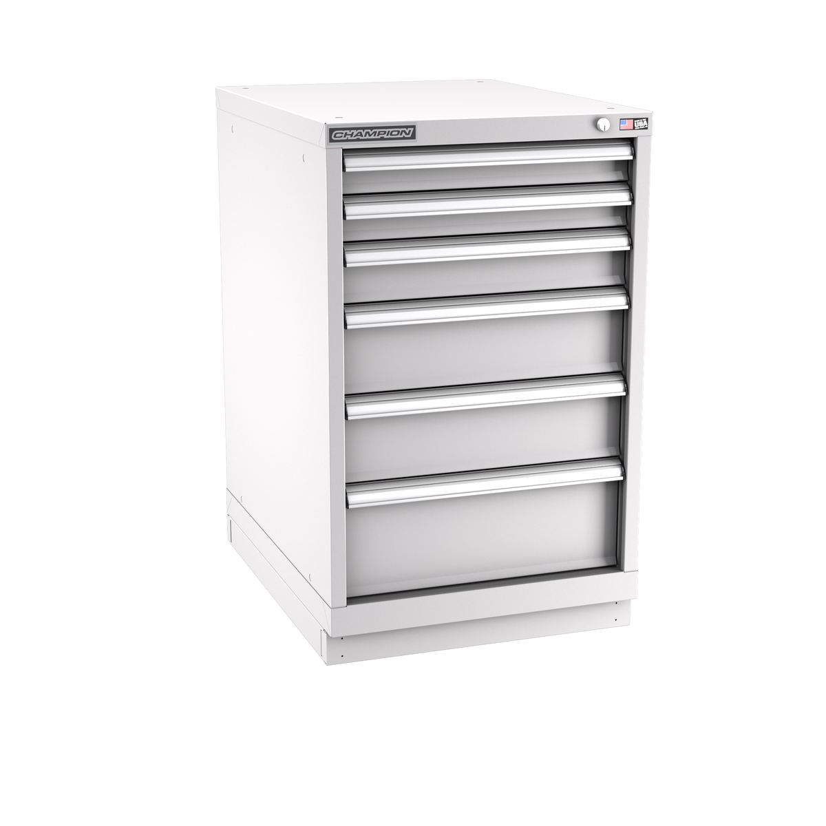 6-Drawer Modular Cabinet NW0602 | 22-3/16"W x 35-7/8"H x 28-1/2"D light grey