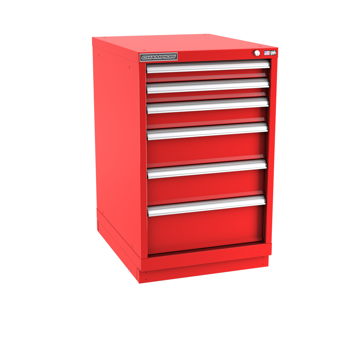 6-Drawer Modular Cabinet NW0602 | 22-3/16"W x 35-7/8"H x 28-1/2"D red